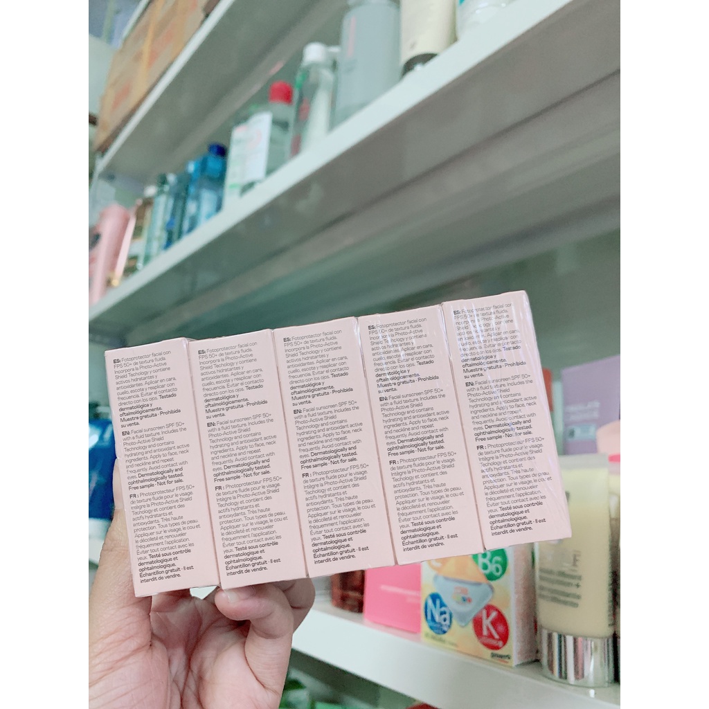 [ Mini size 2ml ] Kem Chống Nắng MartiDerm Sun Care Active (D) Fluid SPF50+