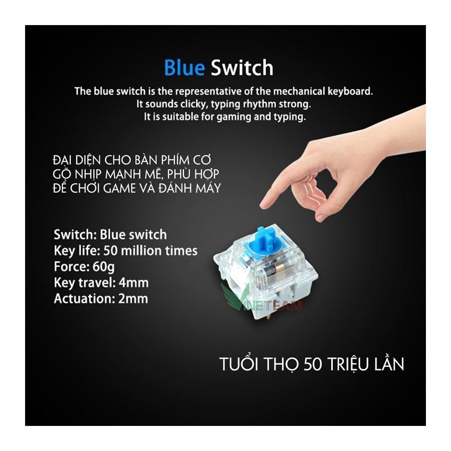 Trục bàn phím cơ, Nút bấm Switch thay thế cho bàn phím cơ
