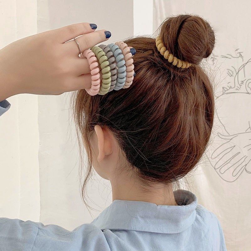 Cột tóc lò xo,dây cột tóc màu kẹo ngọt