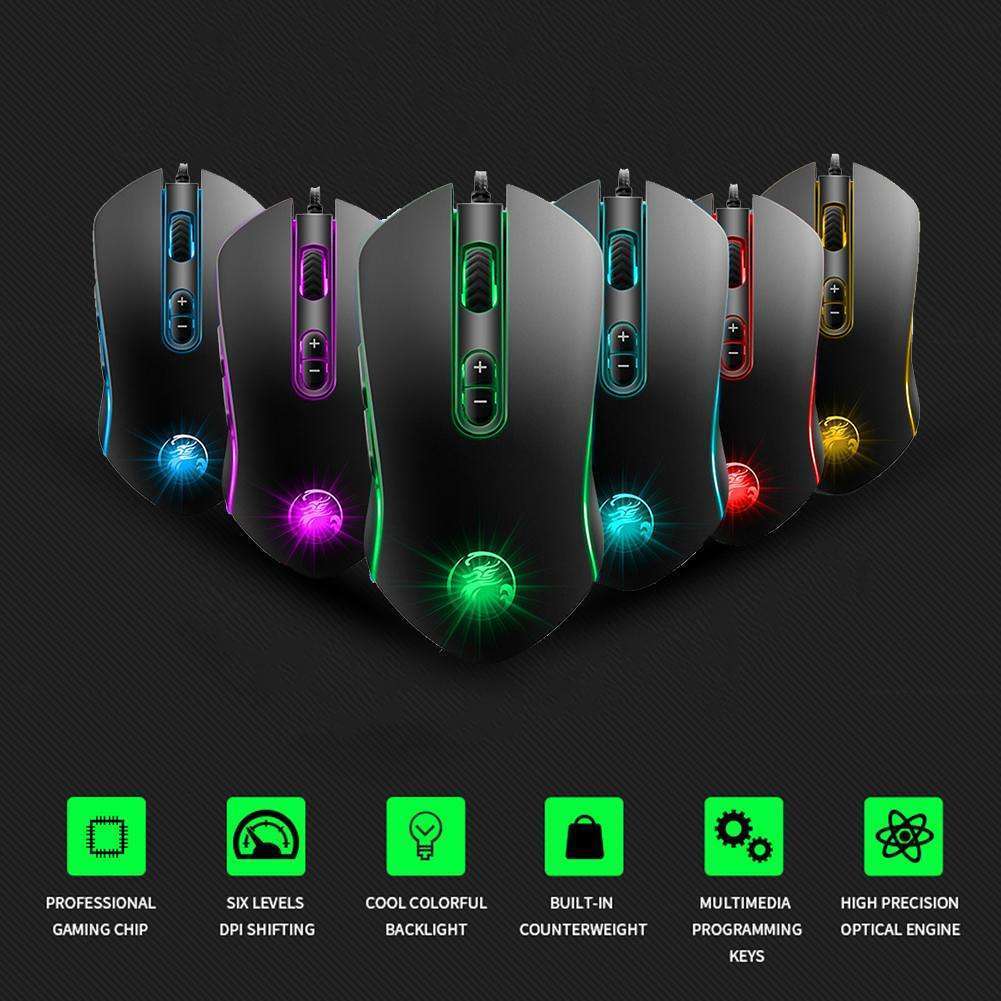 [HCM]Chuột Apedra X6 Gaming LED USB