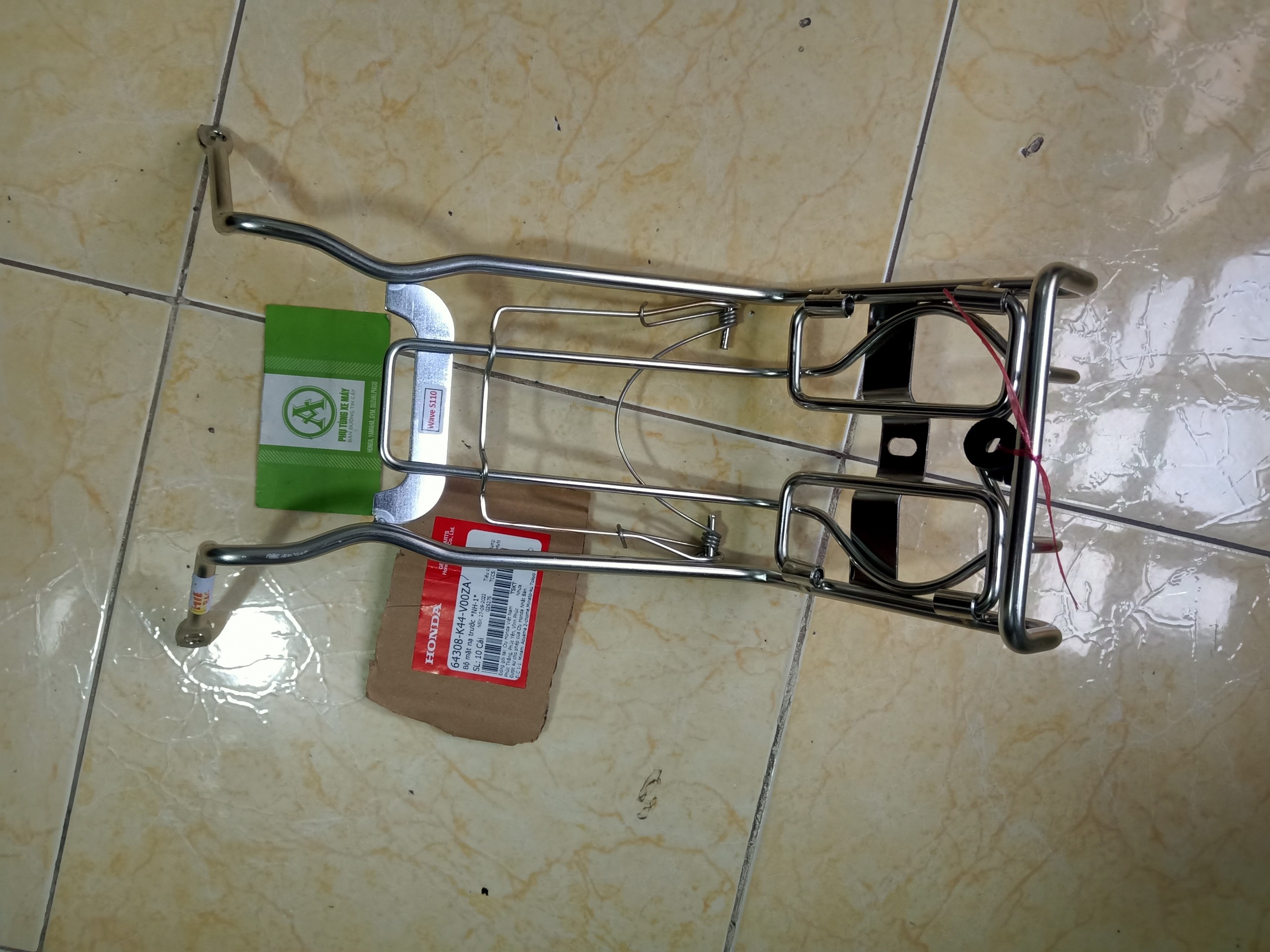 Baga giữa Inox 10 ly dành cho xe Wave S110