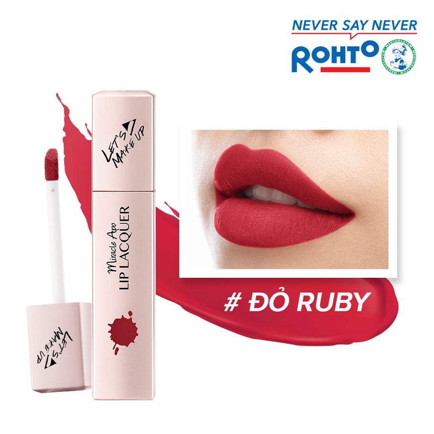 Son kem lì Miracle Apo Lip Lacquer Matte Holiday Collection 3ml