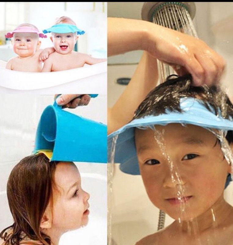 Mũ tắm chắn nước bảo vệ tai cho bé