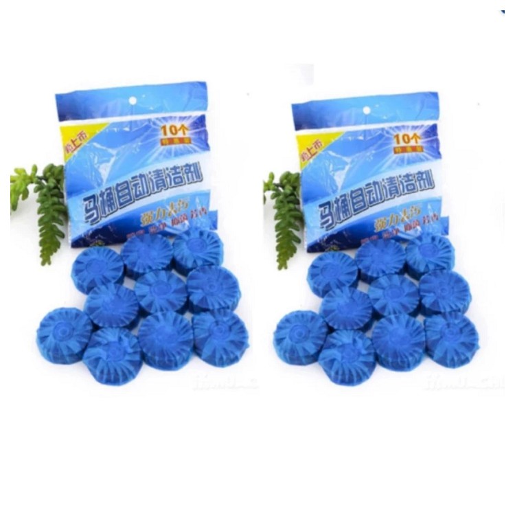 Combo 2 bịch 10 viên tẩy bồn cầu siêu sạch