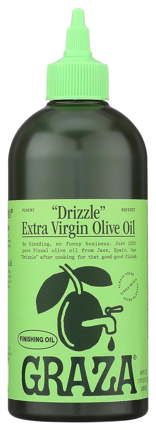 Dầu olive tây ban nha ăn sống - nguyên chất - tinh khiết graza "sizzle" extra virgin olive finish oil, single farm spanish evoo, 500ml