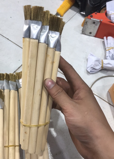 Cọ Thau( lông chải bằng thau) 5 cây