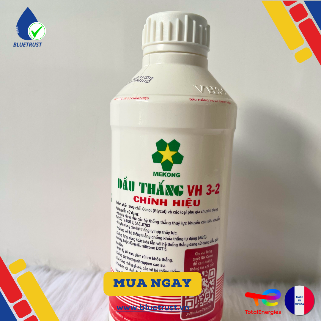 Dầu thắng (phanh) MEKONG VH 3-2 DOT 3 - 830ml