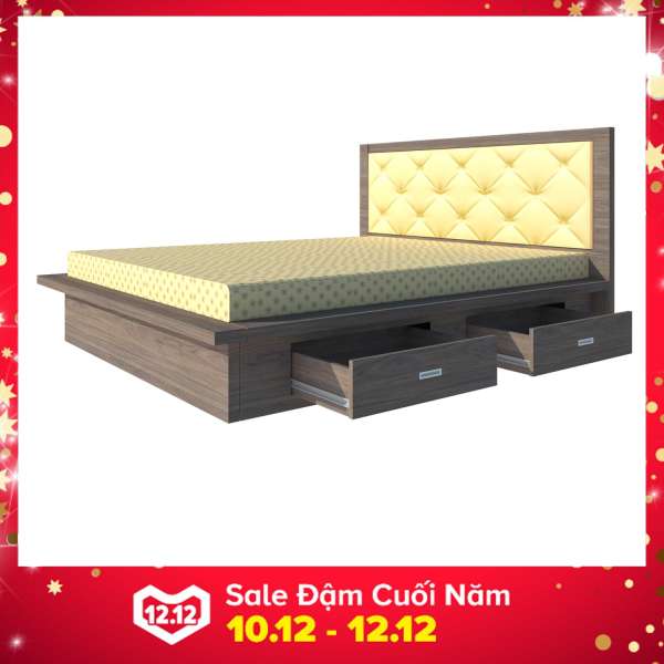 Giường 2 Hộc Kéo FINE FG123 (180cm x 200cm)