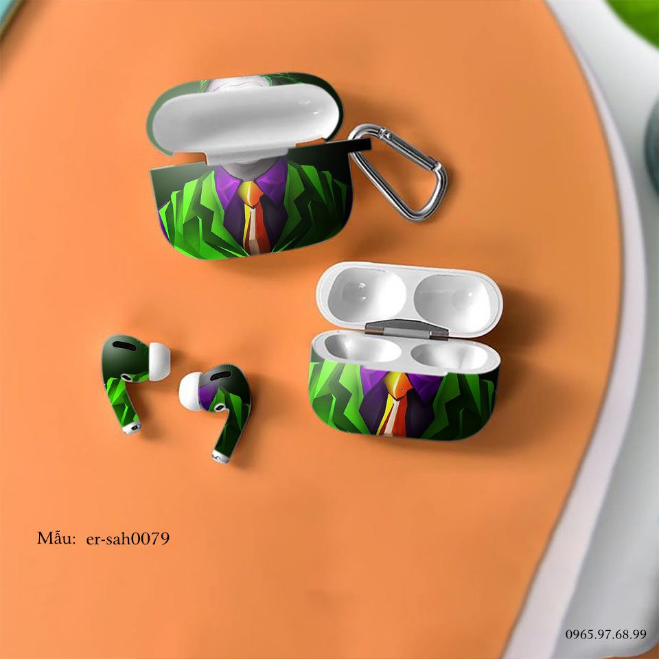 Decal Skin dán AirPods Pro mẫu Joker - SAH0079
