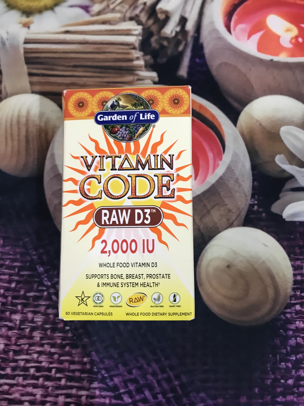 [HCM]VITAMIN D3 TƯƠI VITAMIN CODE GARDEN OF LIFE