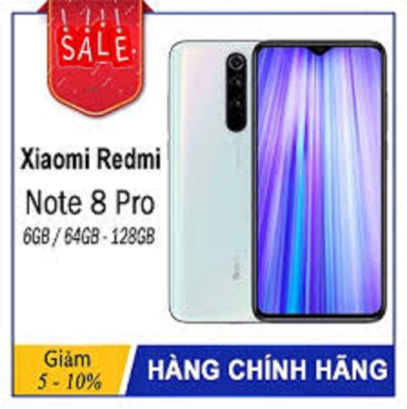 điện thoại Xiaomi Redmi Note 8 Pro (6GB/128GB) 2sim CHÍNH HÃNG, sẵn Tiếng Việt - Bảo hành 12 Tháng