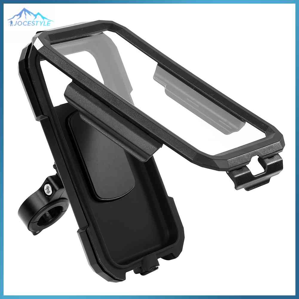 M18S Motorcycle Bike Phone Mount Case Waterproof Mobile Phone Holder Stand ABS Black