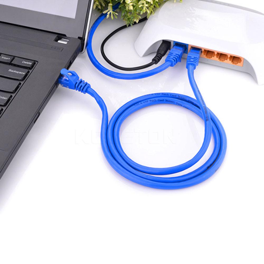 Cáp Mạng Lan- Internet 2 Đầu Bấm Sẵn 10M Màu Xanh