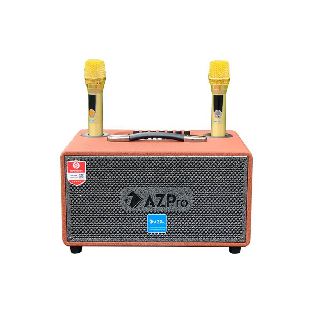 Loa kéo azpro- 336, loa kéo di động giá rẻ. tặng kèm 2 micro không dây, chống hú cực tốt, công suất lên đến 200w - bảo hành uy tín