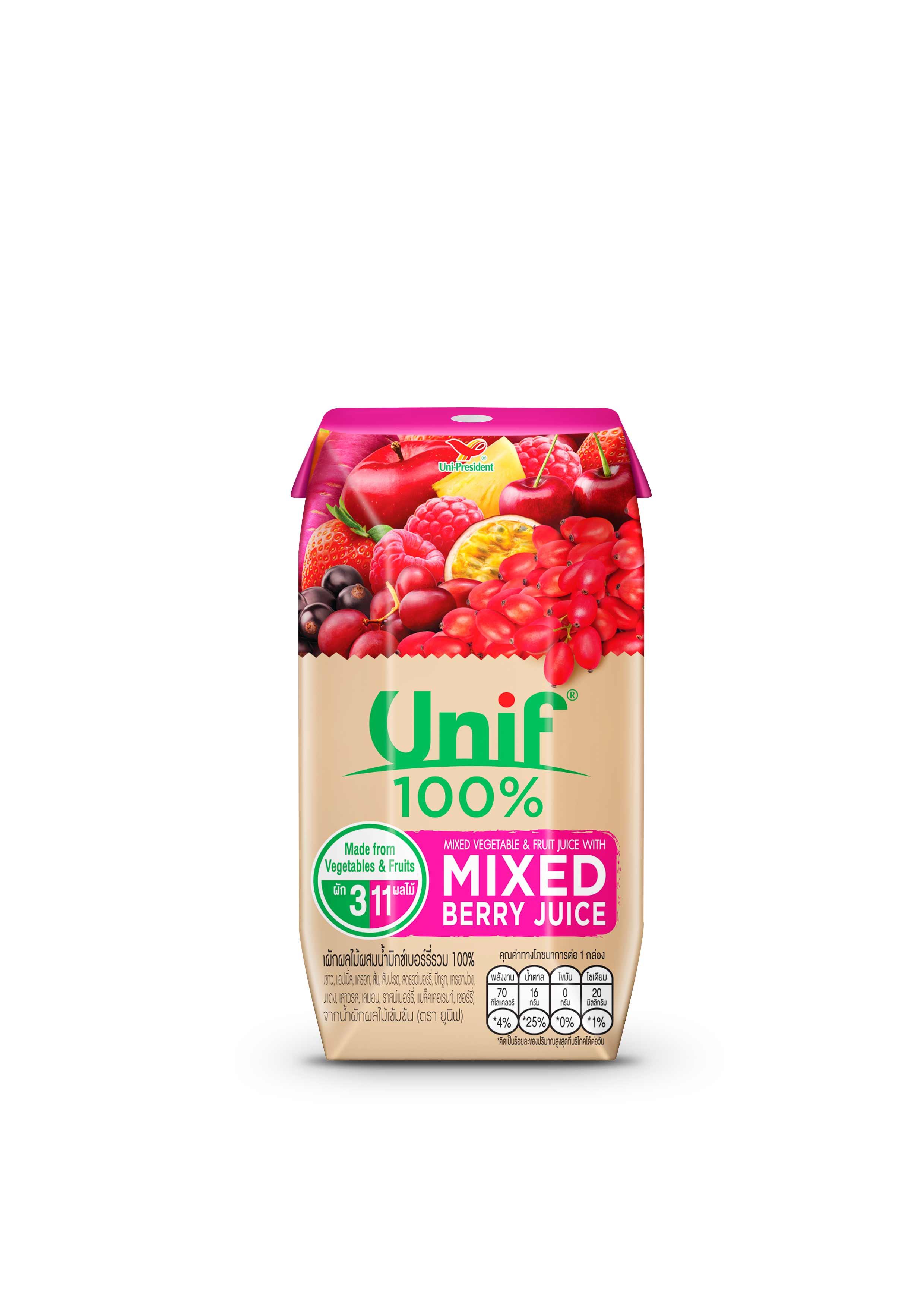 Nước Ép UNIF Rau Củ & Trái Berry 200ml