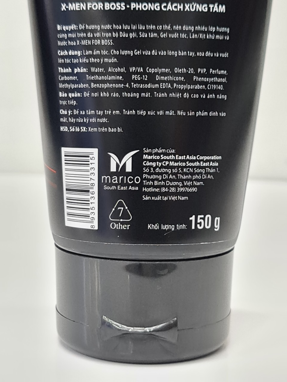 Gel Vuốt Tóc Giữ Nếp Xmen For Boss 150g