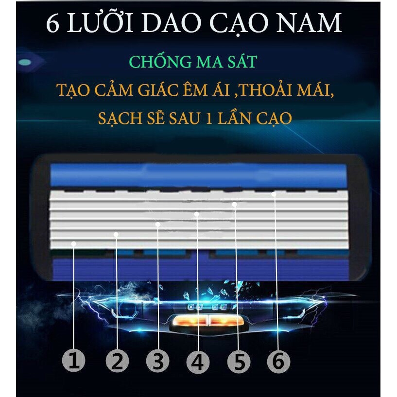 Lưỡi dao cạo râu com 5 10 15 cái