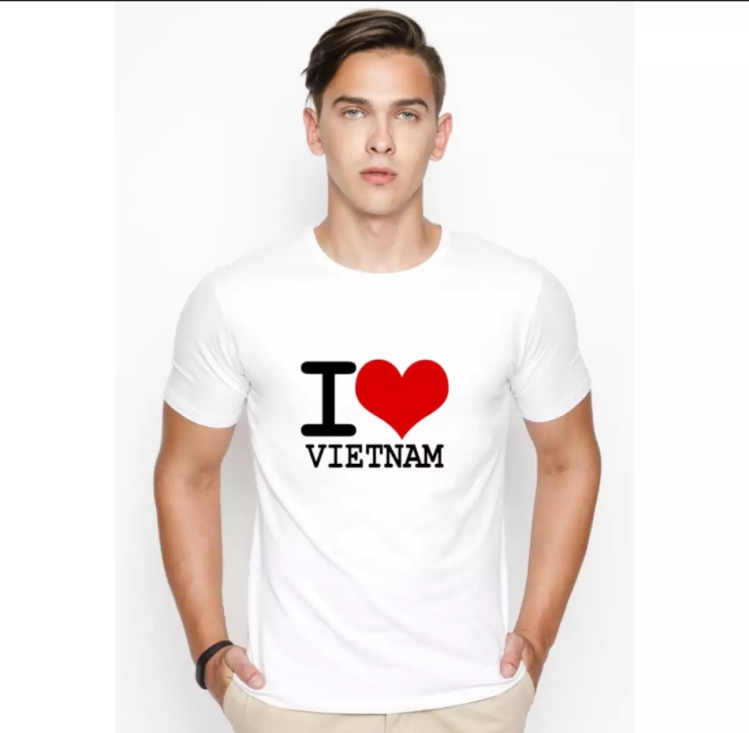 [HCM]XẢ HÀNG - ĐỒNG GIÁ 19K Áo thun nam Hàn Quốc in hình Tôi Yêu Việt Nam độc đẹp vải dày mịn mát