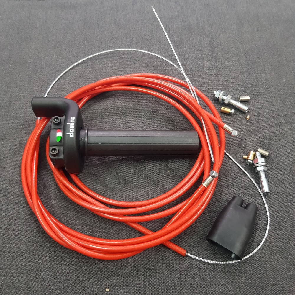 [COMBO] CÙM TĂNG TỐC xe máy 2 dây ga trên VÀ 02 DÂY GA XE MÁY CAO CẤP GẮN CÁC LOẠI XE CÔN TAY HIỆN TAY (DÂY GA MÀU ĐỎ)