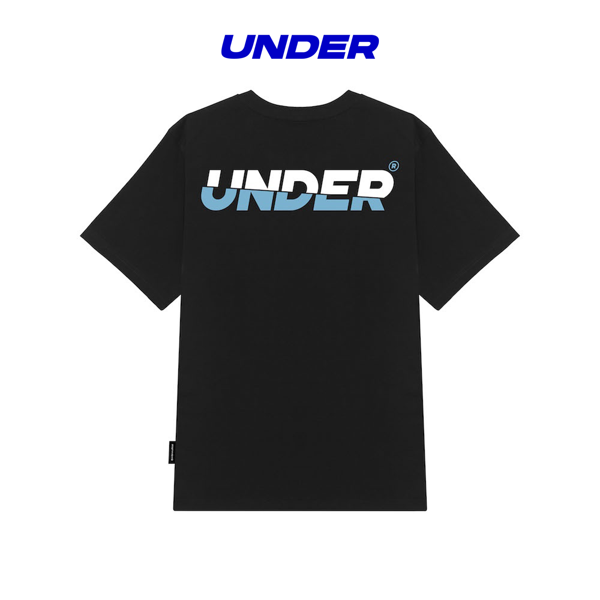 Áo thun UNDER Signature Logo Tee 2021 (Đen) - UTS007A