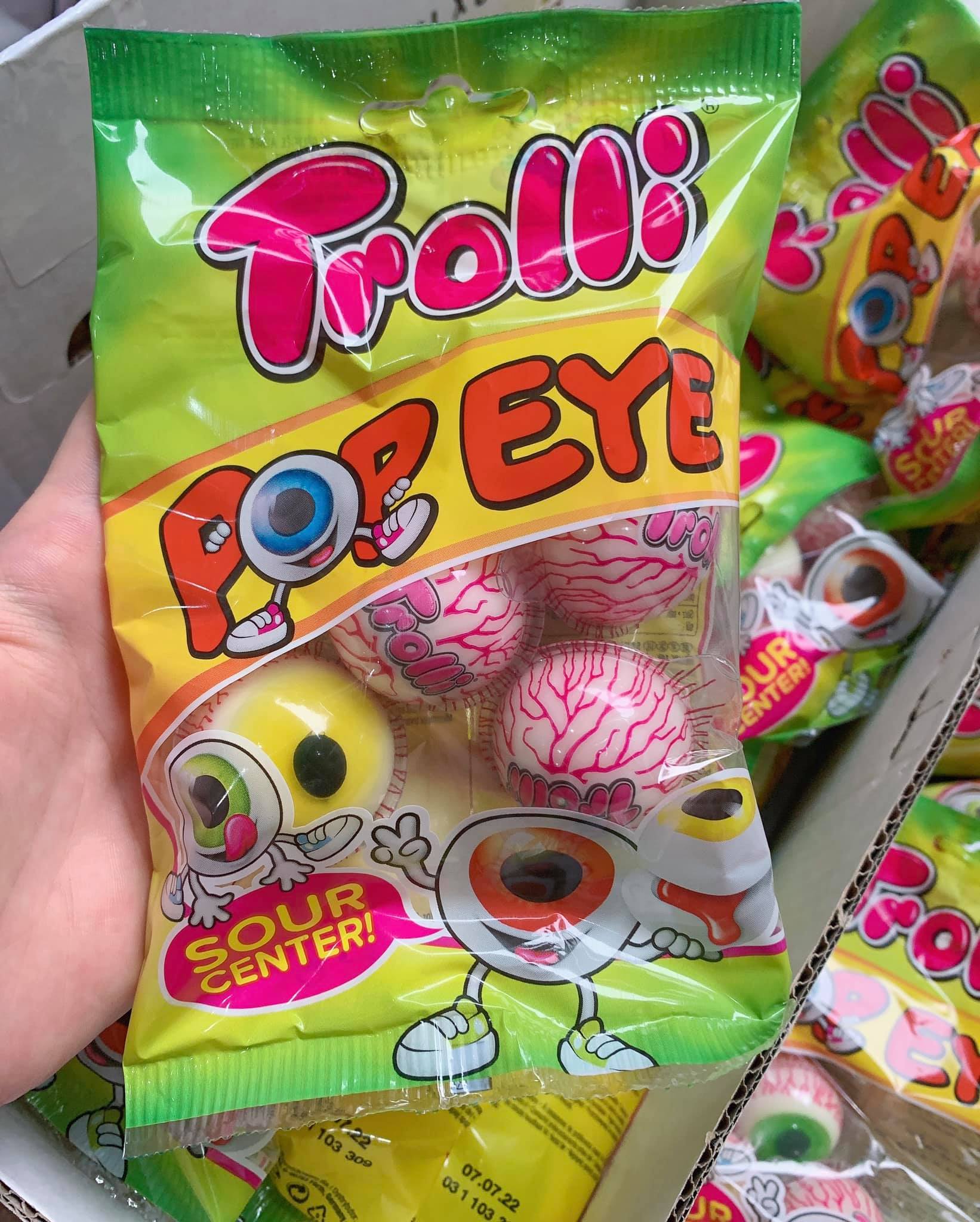 Trolli Kẹo Dẻo Con Mắt Pop Eye & Planet Gluten Free