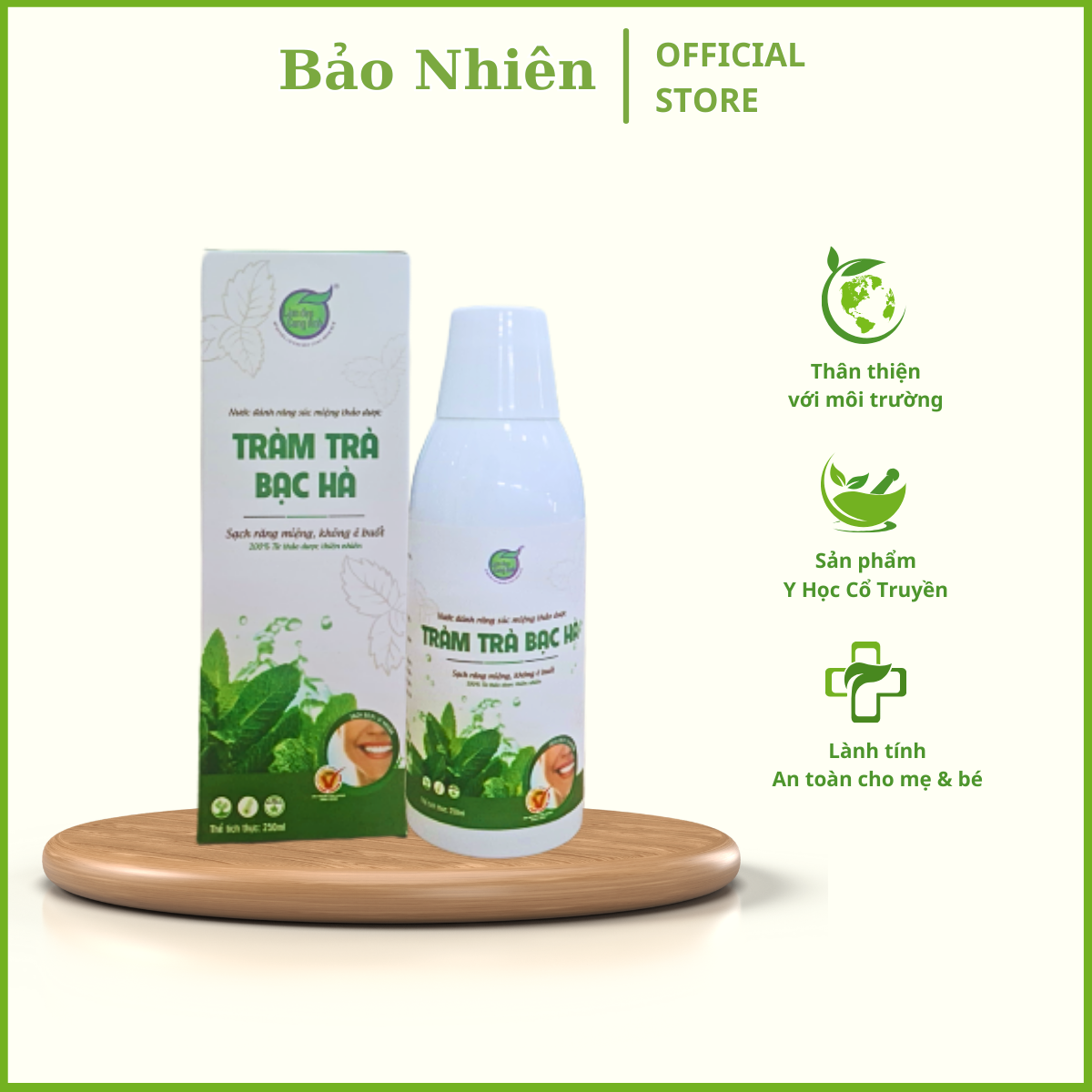 Nước súc miệng Tràm trà bạc hà