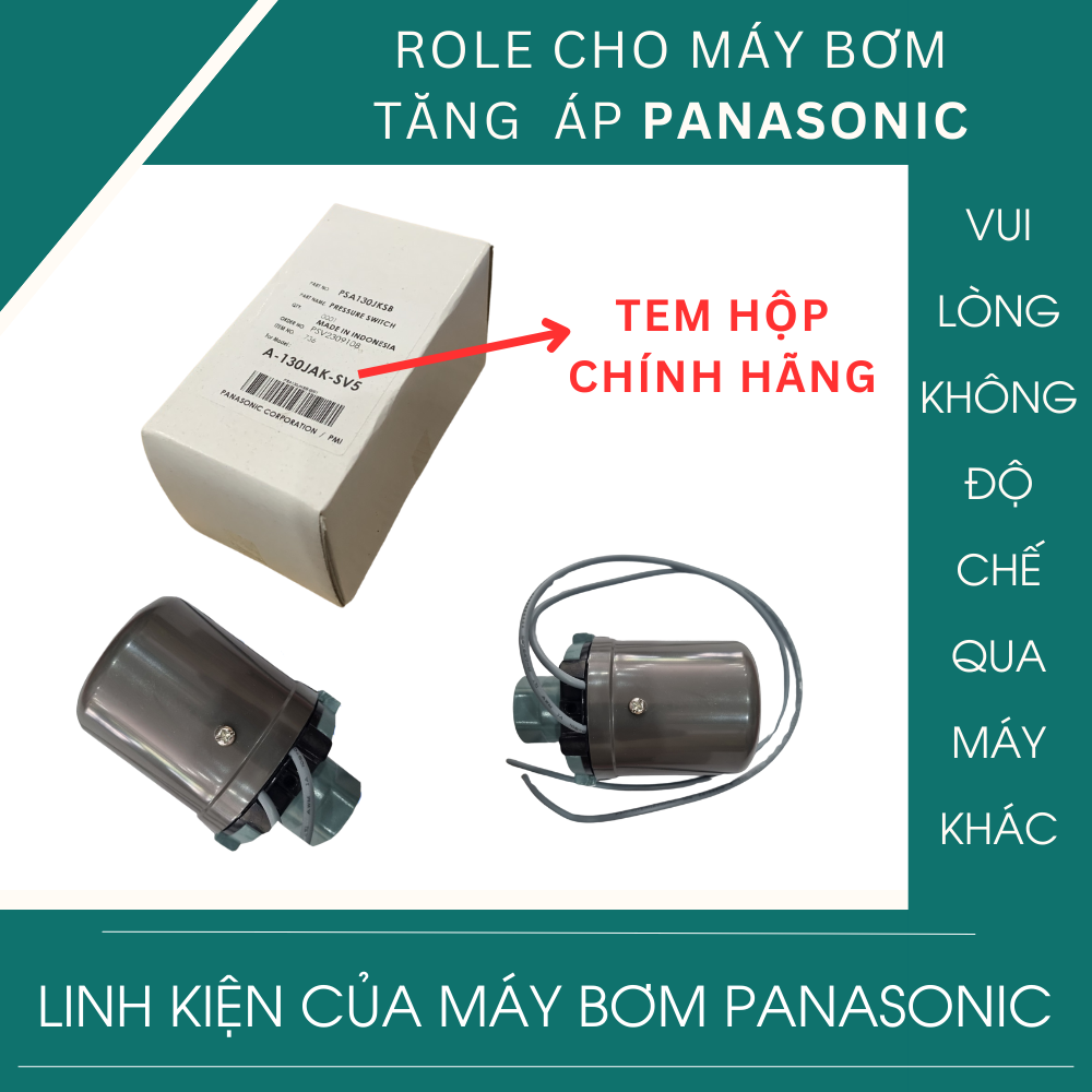 ROLE BƠM TĂNG ÁP PANASONIC