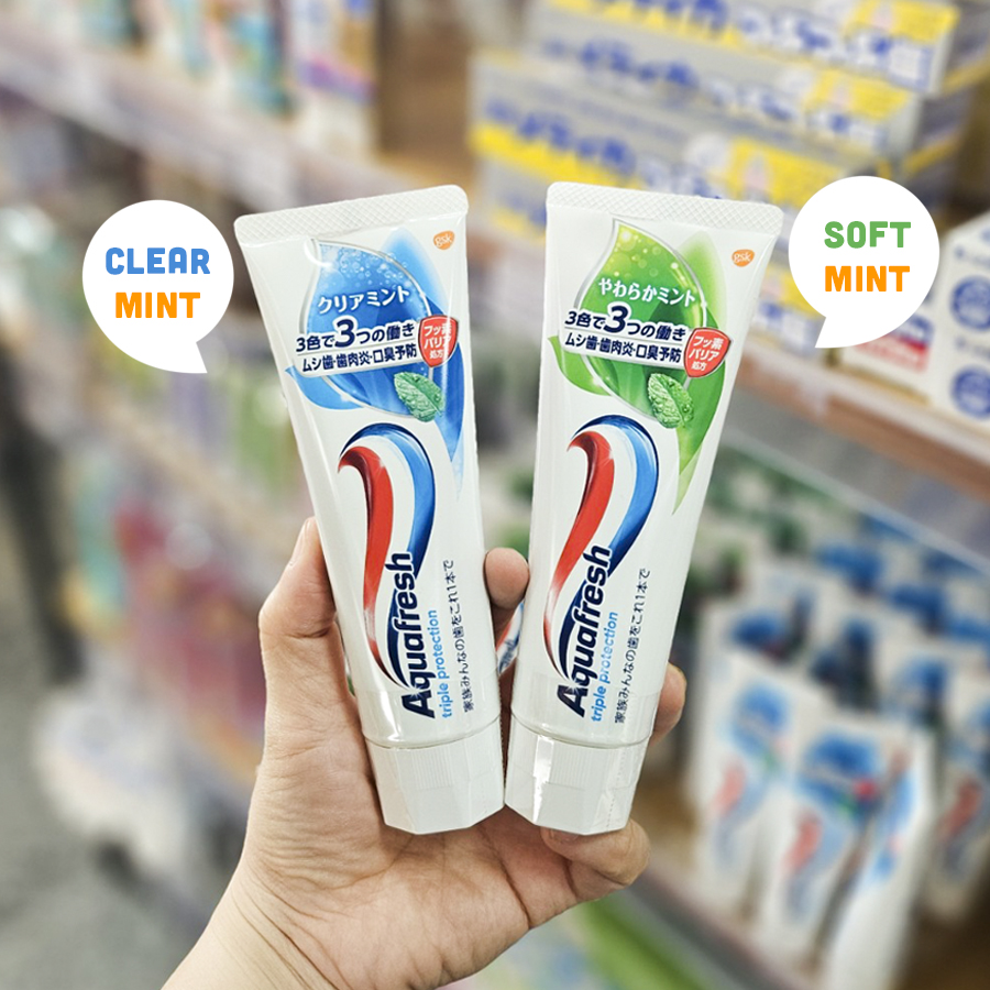 [MẪU MỚI] Kem đánh răng Aquafresh nội địa Nhật 140g