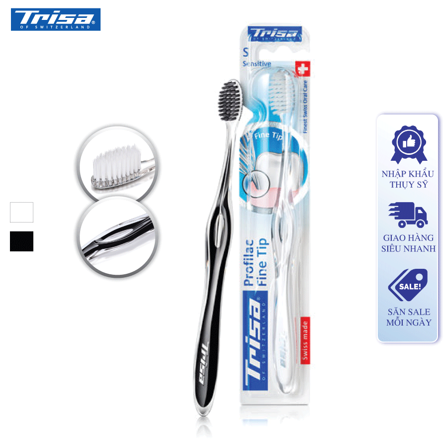 Bàn Chải Đánh Răng Trisa Profilac Fine Tip ( Lông Tơ )
