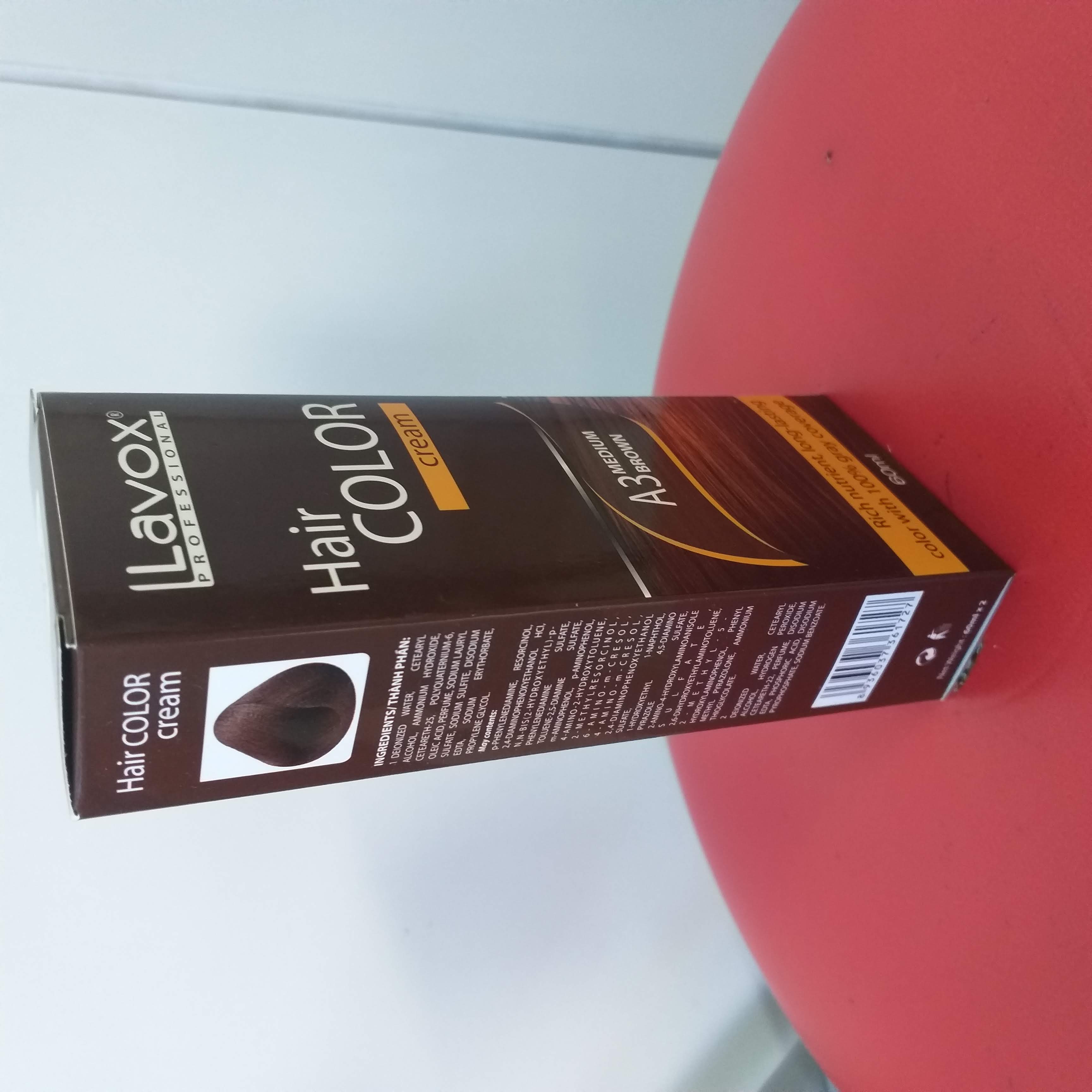 Kem nhuộm phủ bạc Lavox
