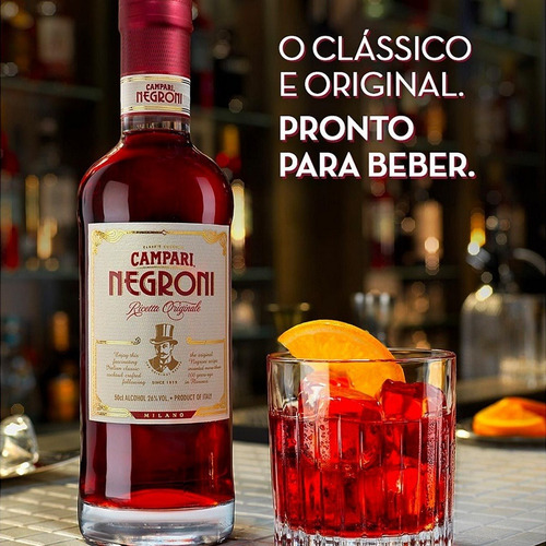 [MUA 2 TANG 1] [Trên 18 tuổi] [Chính hãng] Rượu Liqueur Campari Negroni 26% 500ml