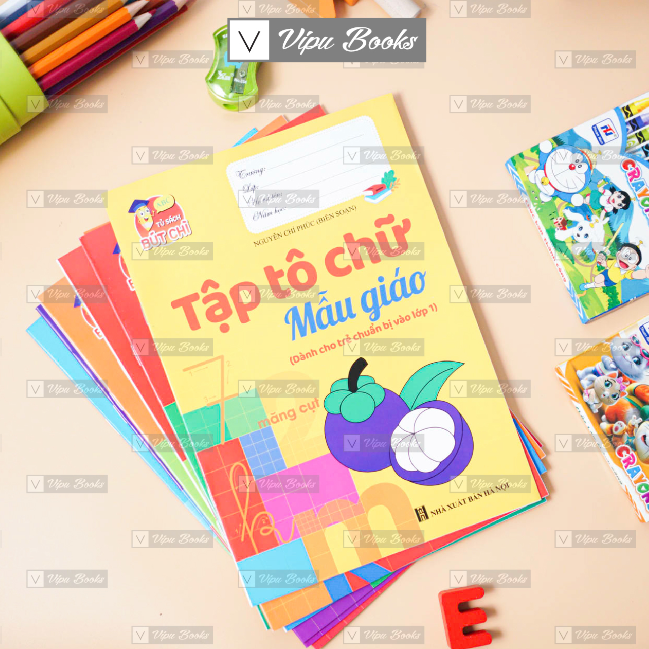 Combo 8 quyển hành trang cho bé vào lớp 1