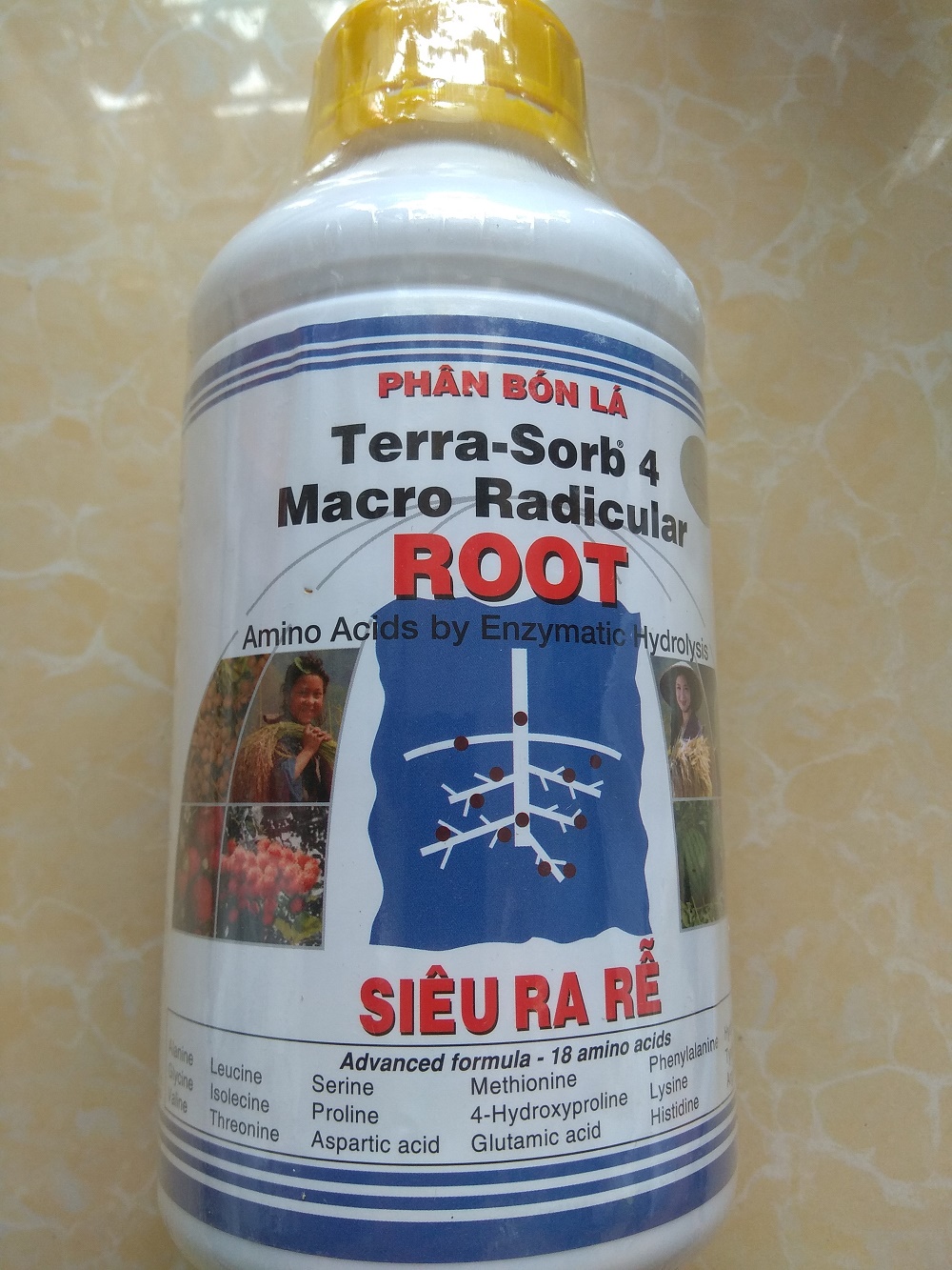 [HCM]Phân bón lá siêu ra rễ Terra -Sorb 4 Root - chai 1 lít