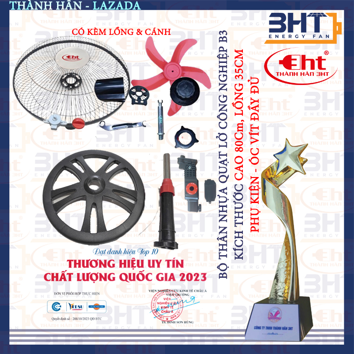 5 BỘ THÂN QUẠT LỠ B3 FULL LỒNG & CÁNH