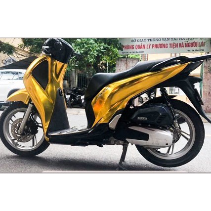 Decal crom vàng dán xe cao cấp dán ôtô xe máy