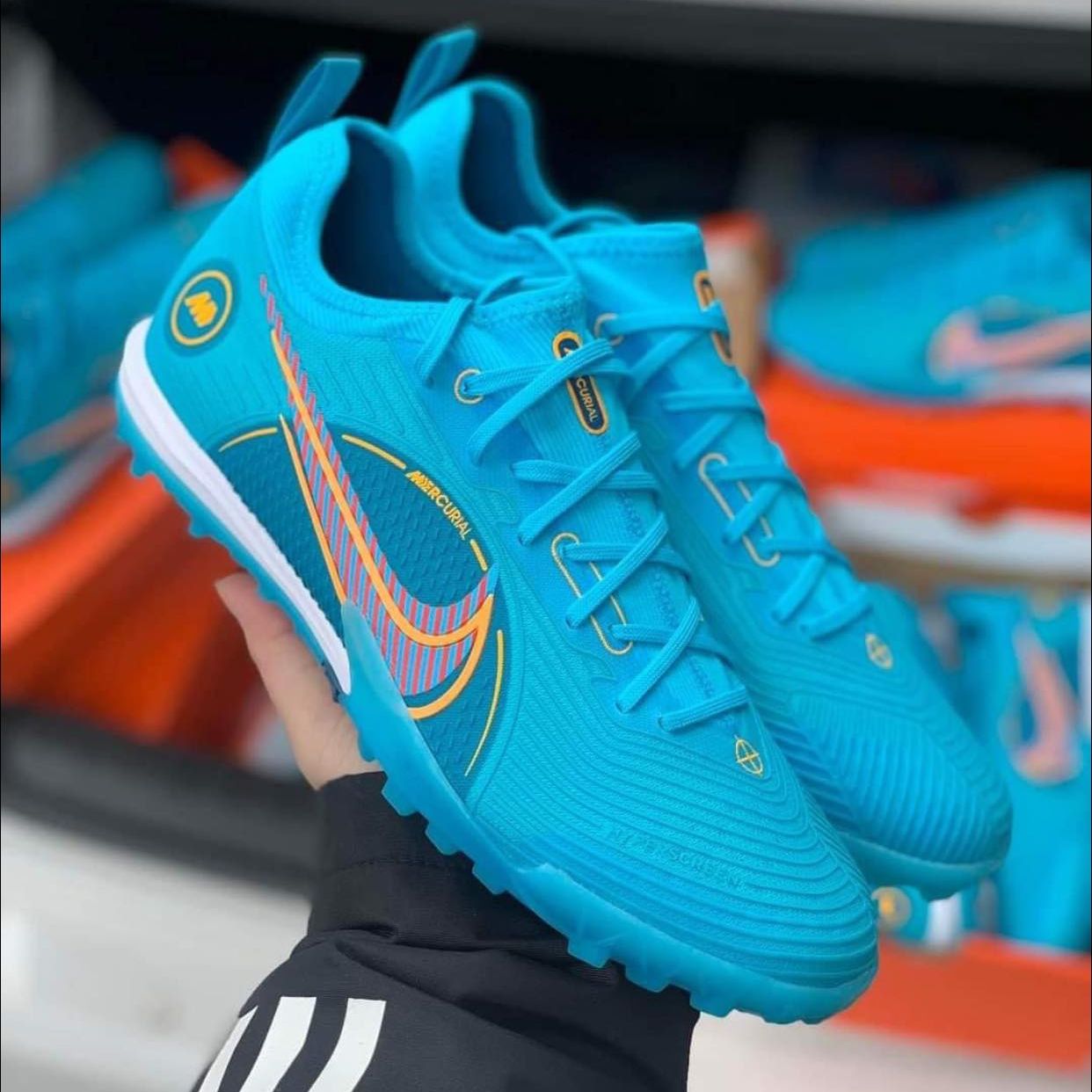 [ Tặng túi rút + tất + hộp ] Giày Đá Bóng Mercurial Vapor 14 Pro TF