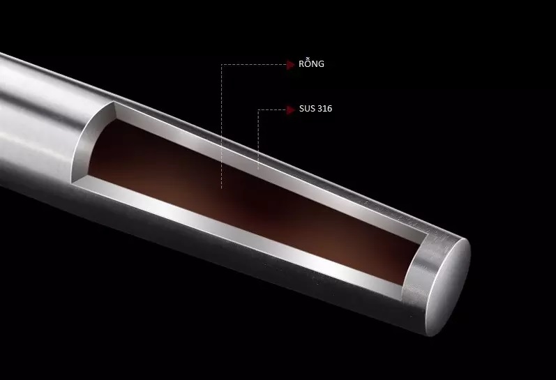 Cây cán bột Inox