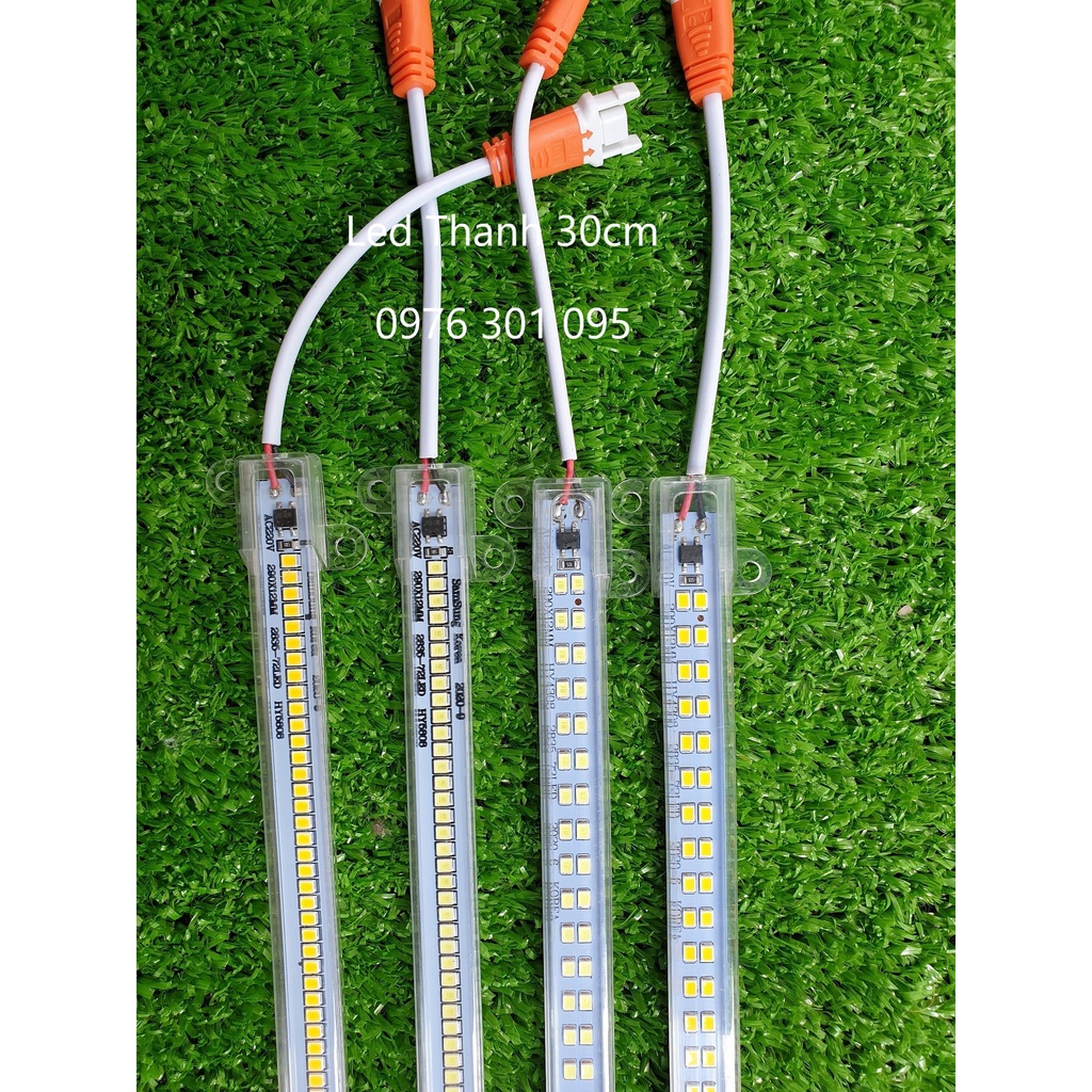 Đèn Led thanh điện trực tiếp 220V - 30cm (6 Màu)