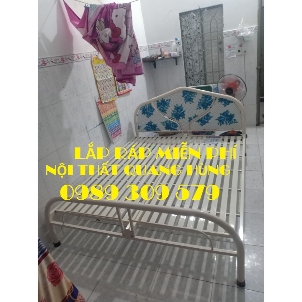 Giường sắt 1m4/2m