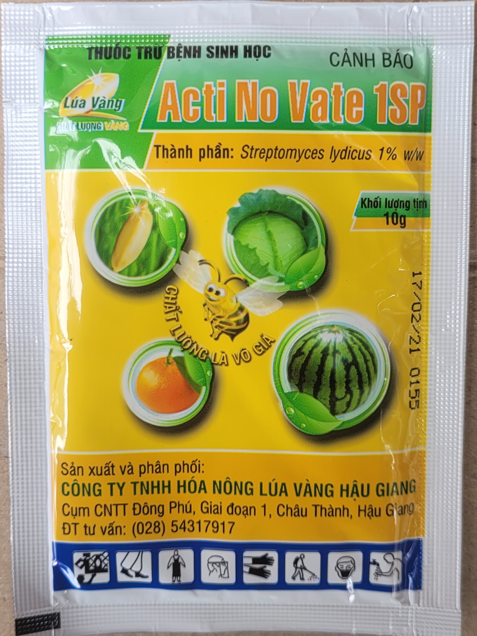 ACTINO VATE 1SP - THUỐC TRỪ BỆNH SINH HỌC