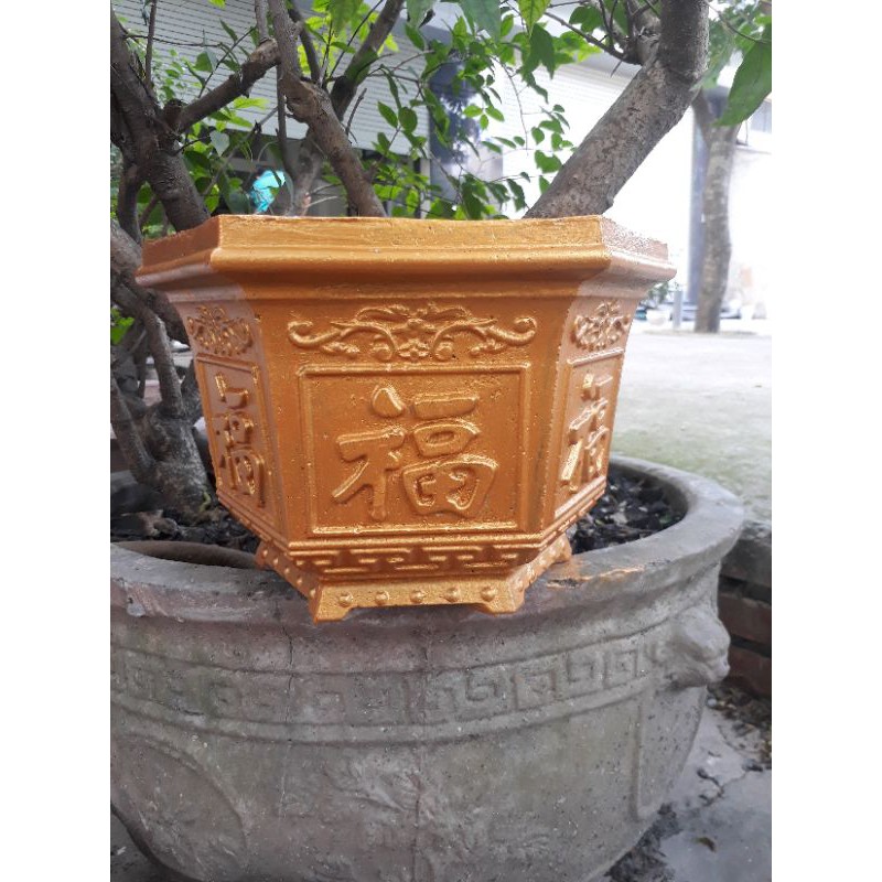 Khuôn Đúc Chậu Cảnh Abs 20x17Cm