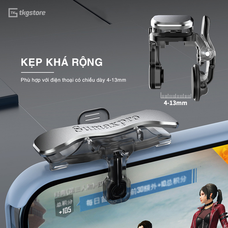 Nút bấm chơi game X8 | Nút bắn cơ chơi PUBG, Free Fire, CODM, CFM