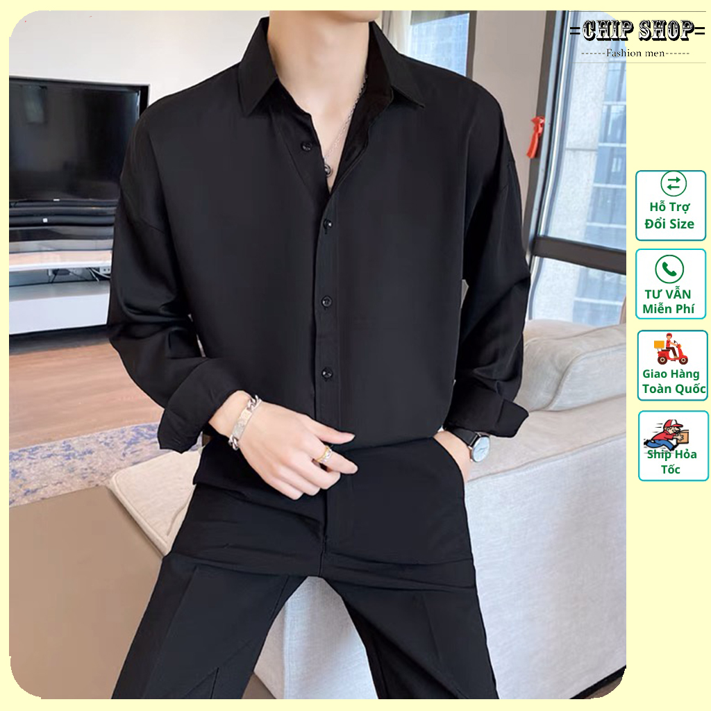Áo sơ mi form rộng nam nữ Unisex oversize phong cách Ulzzang hàn quốc