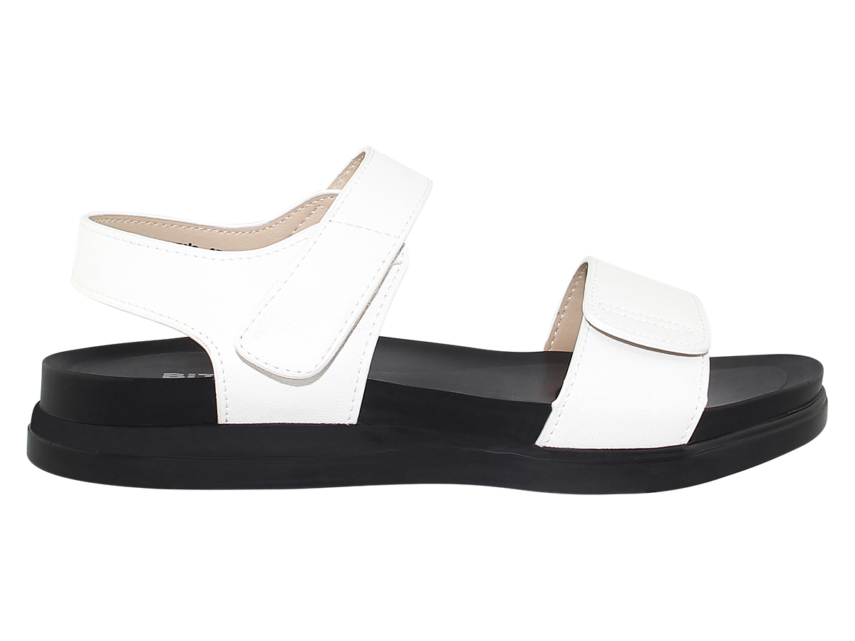 Sandal đế bằng nữ Bita's SHANA.01 (Đen + Trắng + Vàng bò + Vàng)