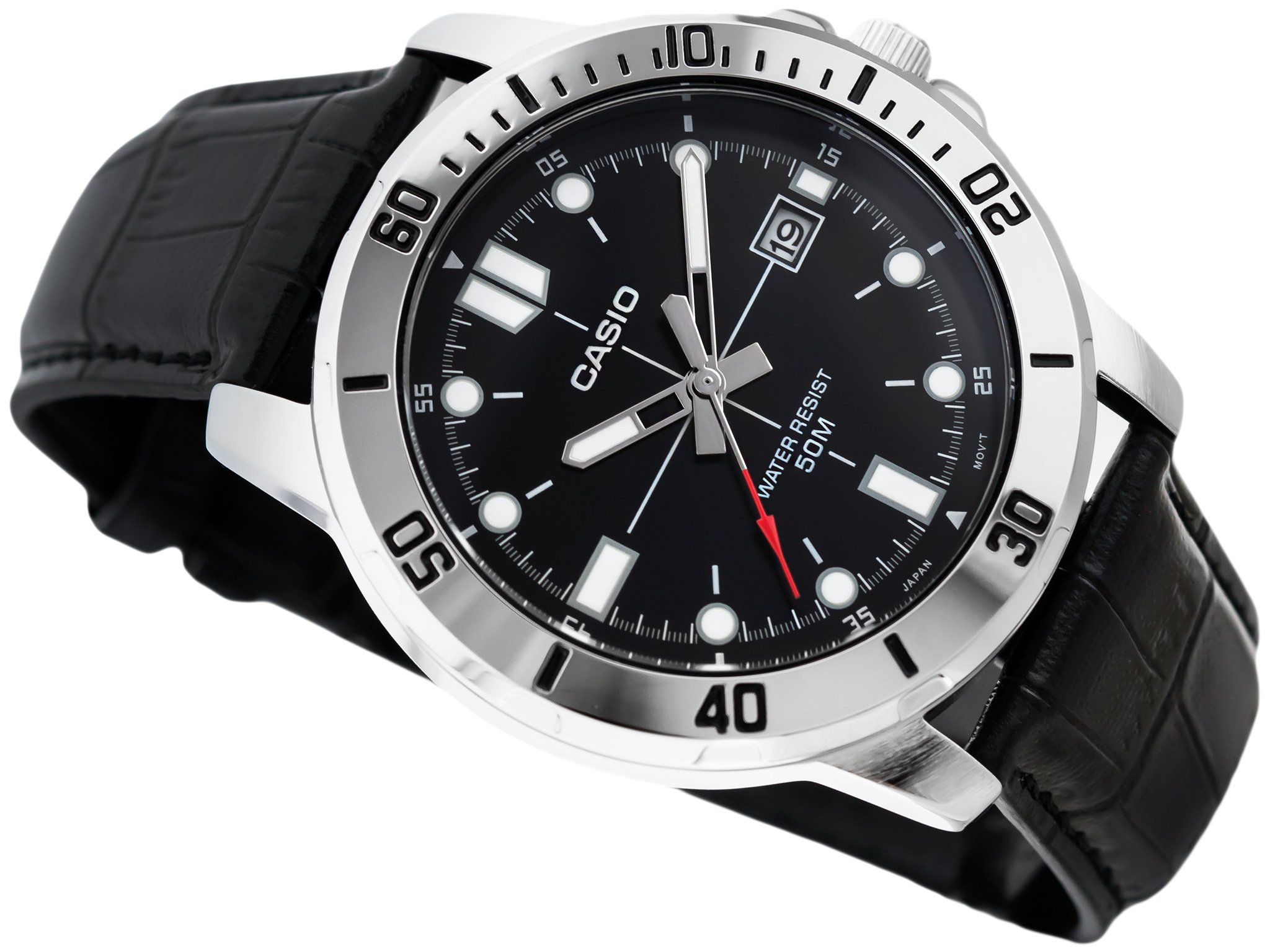 Đồng hồ nam dây da Casio Standard chính hãng Anh Khuê MTP-VD01 Series