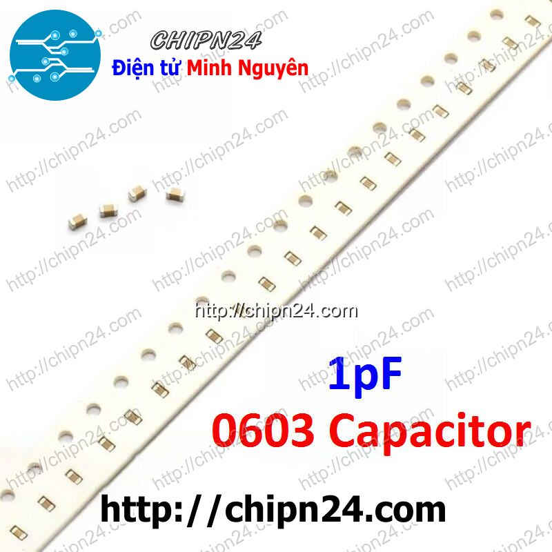 Tụ dán smd 0603 1pf 50v 5%
