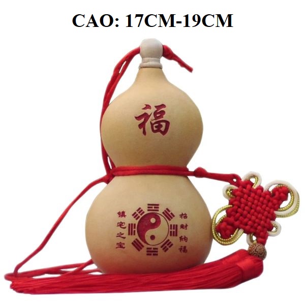 Bầu Hồ Lô Phong Thủy  Loại Lớn Cao Từ 17cm đến 25cm hút tài tiền bạc hóa giải vận khí xấu thu nạp khí tốt vô cùng linh nghiệm