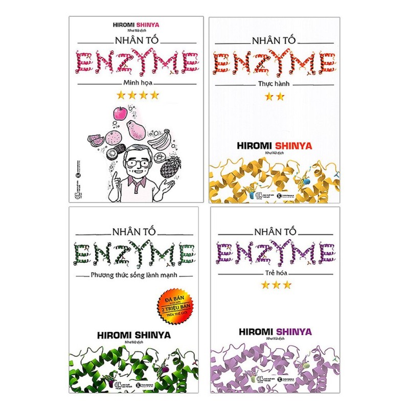 Sách Nhân Tố Enzyme (Trọn Bộ 4 Cuốn) - Tái Bản