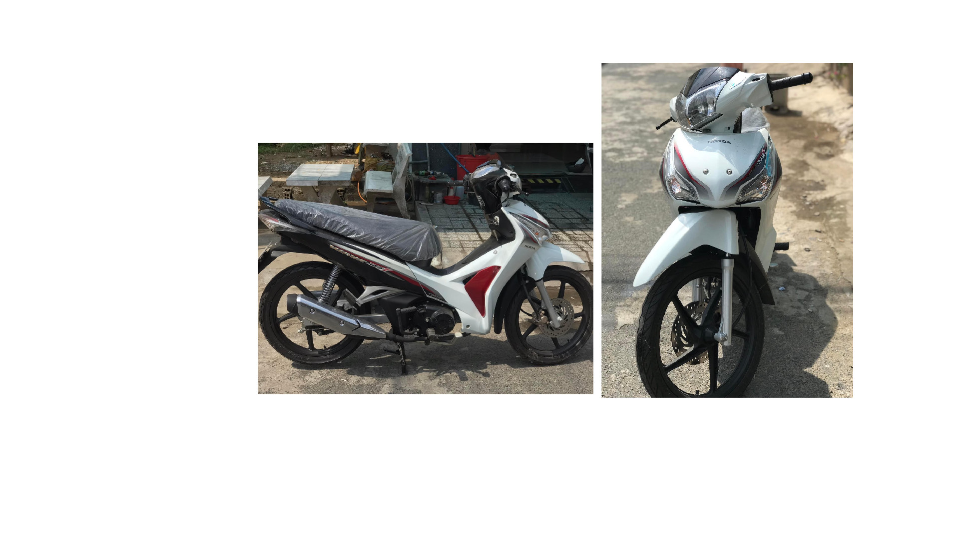 tem rời wave 125i xe trắng. ko bay màu