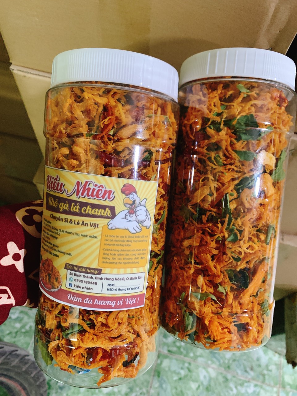 [HCM]Khô gà lá chanh 1kg